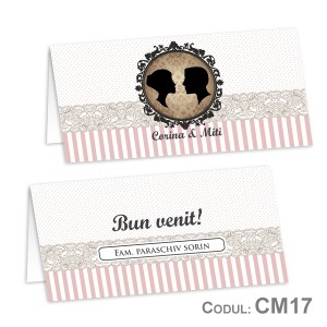 Place Card nunta CM17